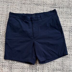 J. Crew Men's Dark Blue “tech” Shorts